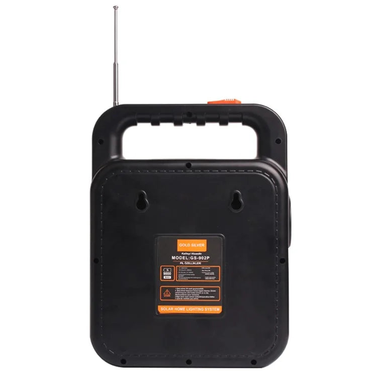 YC-T02 Standard Version Solar Multifunctional Lighting System Outdoor Camping Stall Light Power Bank Bright Flashlight