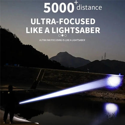 A56 Zoomable Flashlights Waterproof Handheld Rechargeable LED Tactical Flash Light