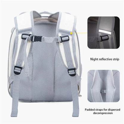 BAOSIMAO BD Series Cat Backpack Carrier Dual Sides Expandable Breathable Pet Backpack