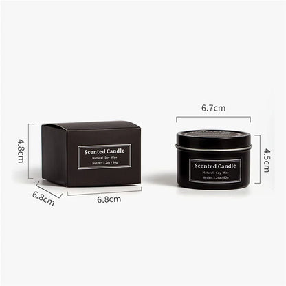 XY20210423 Scented Candle Soy Wax Apothecary Metal Jar Votive Candles Valentine Present
