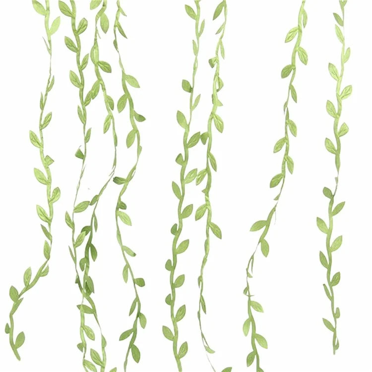 30m Simulation Green Willow Leaves Rattan DIY Accessories Decorative Flower Supplies