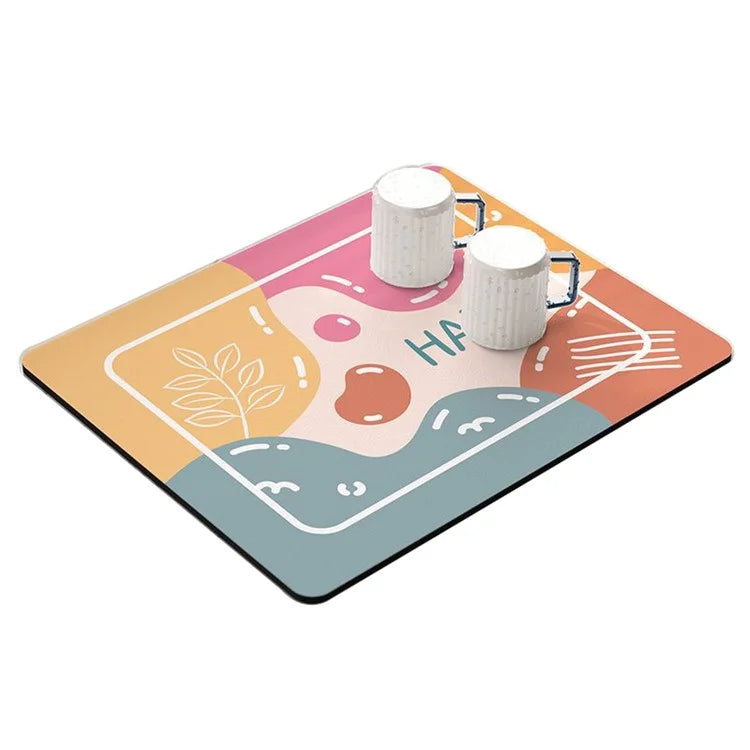 30*40cm Kitchen Dish Drying Mat Super Absorbent Tableware Draining Pad