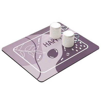 30*40cm Kitchen Dish Drying Mat Super Absorbent Tableware Draining Pad