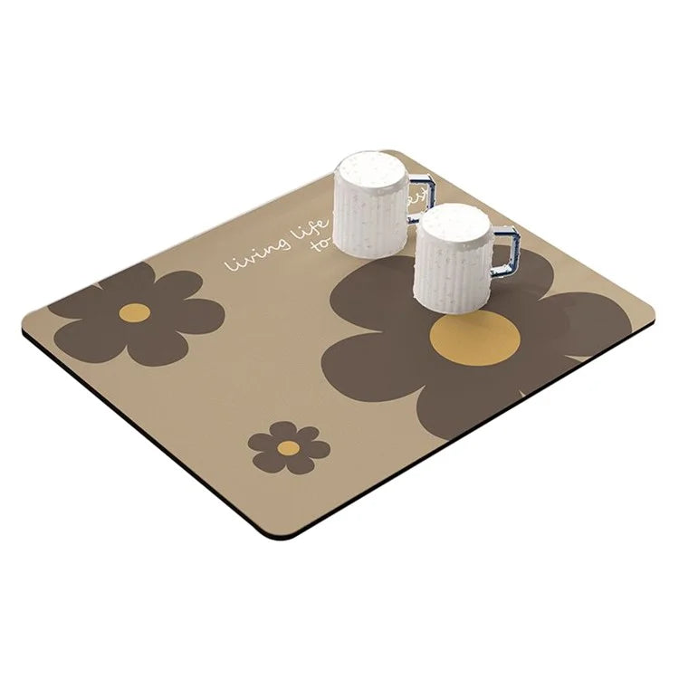 30*40cm Kitchen Dish Drying Mat Super Absorbent Tableware Draining Pad