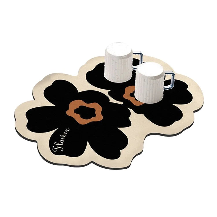 30*40cm Kitchen Dish Drying Mat Super Absorbent Tableware Draining Pad