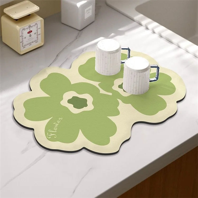 30*40cm Kitchen Dish Drying Mat Super Absorbent Tableware Draining Pad