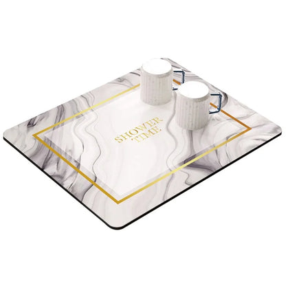 30*40cm Kitchen Dish Drying Mat Super Absorbent Tableware Draining Pad
