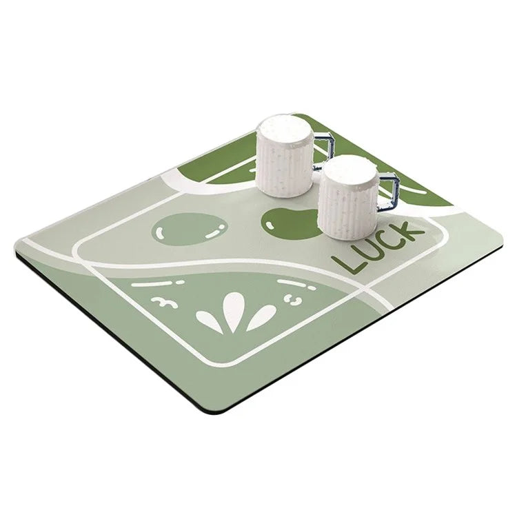 40*50cm Super Absorbent Diatomite Dish Drying Mat Tableware Draining Pad