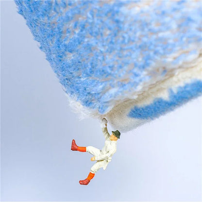 50*80cm Furry Bathroom Rug Non-slip Floor Carpet Water Absorbent Bath Mat