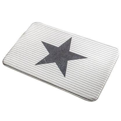 40x60cm Square Entrance Door Mat Non-Slip Water Absorbent Bathroom Mat Carpet