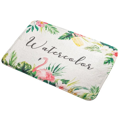 40x60cm Square Entrance Door Mat Non-Slip Water Absorbent Bathroom Mat Carpet
