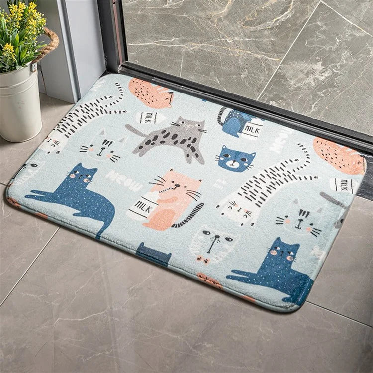 40x60cm Square Entrance Door Mat Non-Slip Water Absorbent Bathroom Mat Carpets Group