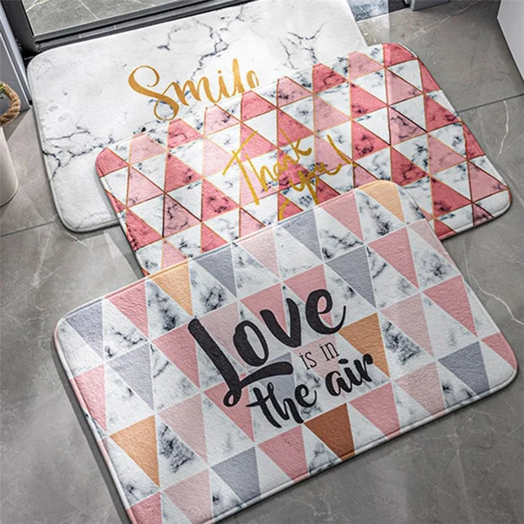 40x60cm Square Entrance Door Mat Non-Slip Water Absorbent Bathroom Mat Carpets Group