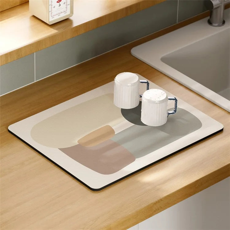 30x40cm Absorbent Drainage Dish Drying Mat Tableware Draining Pad