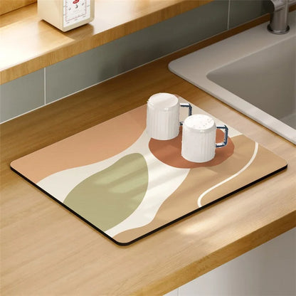 30x40cm Absorbent Drainage Dish Drying Mat Tableware Draining Pad