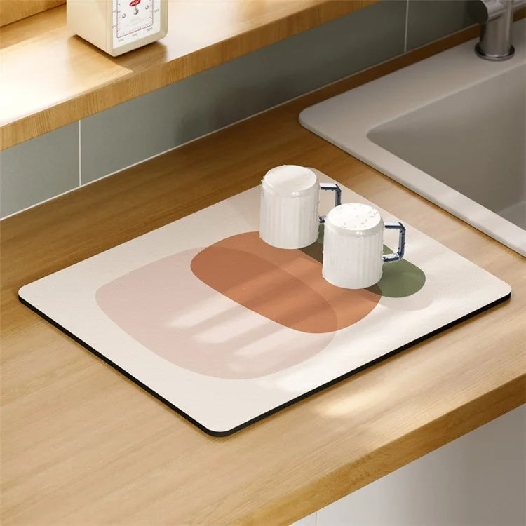 30x40cm Absorbent Drainage Dish Drying Mat Tableware Draining Pad