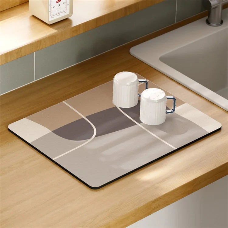 30x40cm Absorbent Drainage Dish Drying Mat Tableware Draining Pad