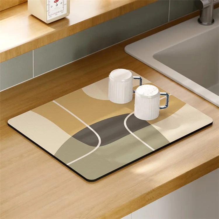 30x40cm Absorbent Drainage Dish Drying Mat Tableware Draining Pad