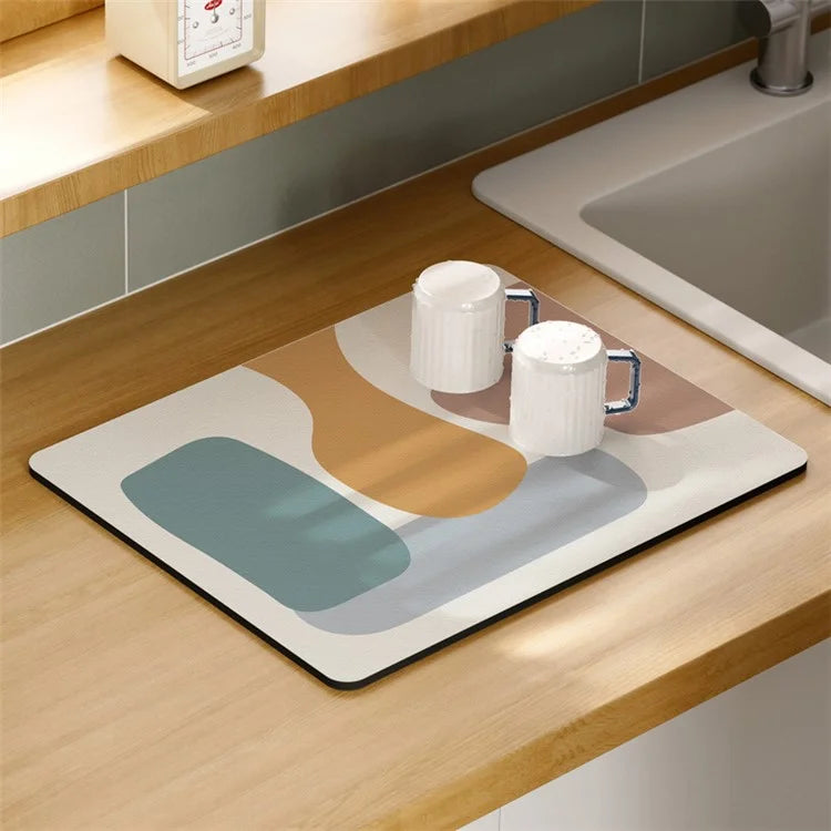 30x40cm Absorbent Drainage Dish Drying Mat Tableware Draining Pad