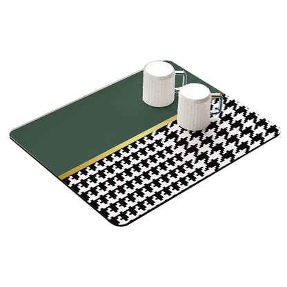 30x40cm Absorbent Drainage Dish Drying Mat Tableware Draining Pad