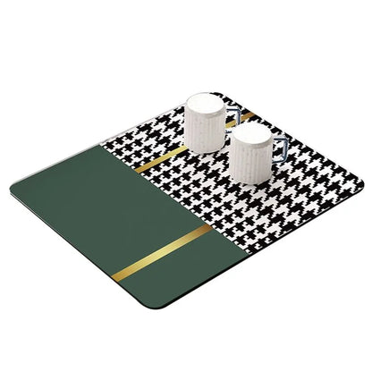 30x40cm Absorbent Drainage Dish Drying Mat Tableware Draining Pad