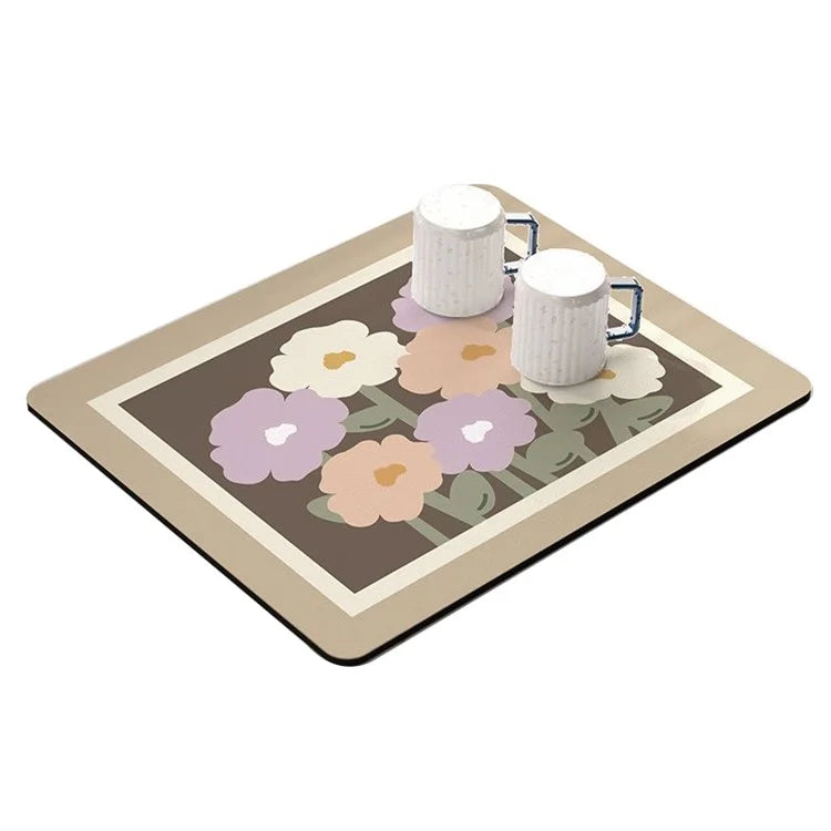 30x40cm Absorbent Drainage Dish Drying Mat Tableware Draining Pad