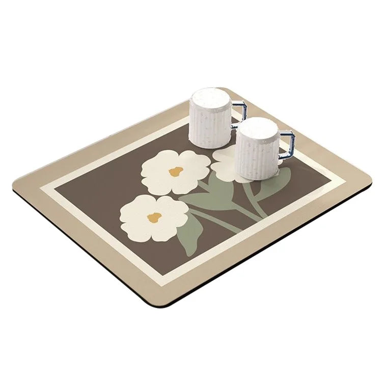 30x40cm Absorbent Drainage Dish Drying Mat Tableware Draining Pad