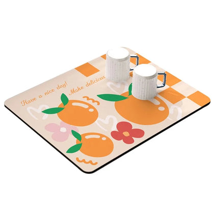 30x40cm Absorbent Drainage Dish Drying Mat Tableware Draining Pad