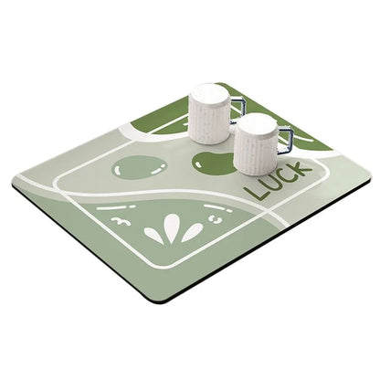 50x60cm Diatomite Super Absorbent Draining Mat Non-Slip Kitchen Counter Tableware Pad