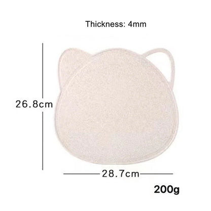 Cartoon Cat Antibacterial Wheat Straw Cutting Board Kitchen Chopping Board