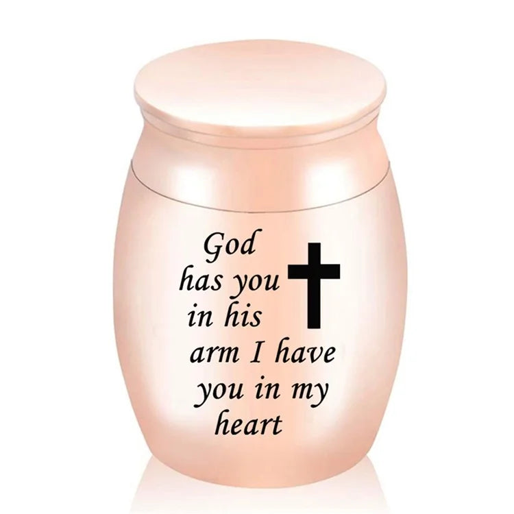 Mini Alloy Cremation Urns Funeral Burial Keepsake Box for Pet Dog Cat Human Remains Ashes