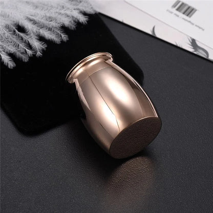 Mini Alloy Cremation Urns Funeral Burial Keepsake Box for Pet Dog Cat Human Remains Ashes