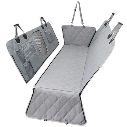 CZD-U-01 137x147cm Car Back Seat Detachable Pet Mat Waterproof Pet Dog Car Hammock