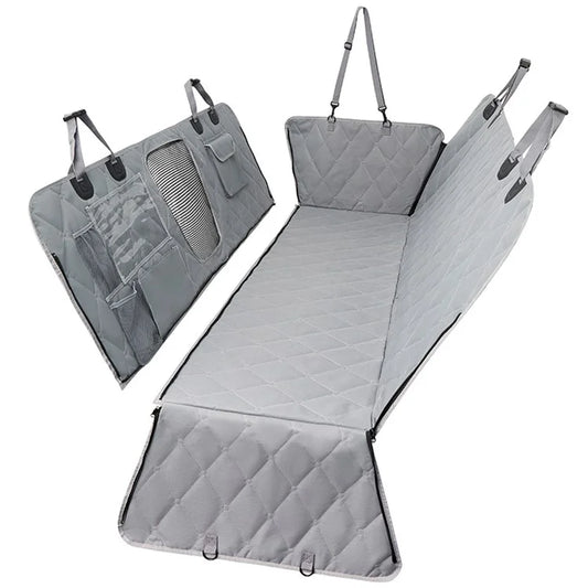 CZD-U-01 137x147cm Car Back Seat Detachable Pet Mat Waterproof Pet Dog Car Hammock