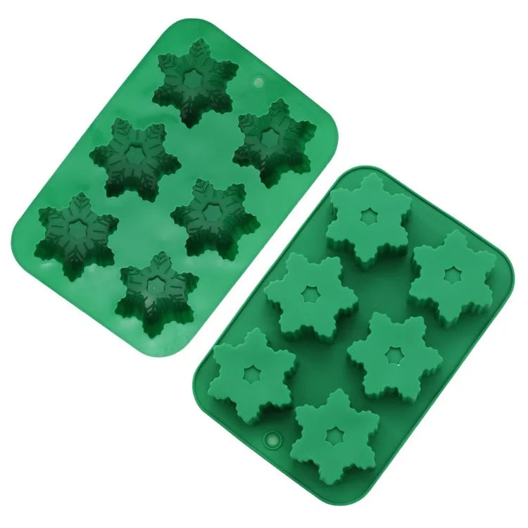 Christmas Silicone Mold Kitchen Chocolate Tray DIY Decoration Cake Baking Tool (No FDA Certificate)