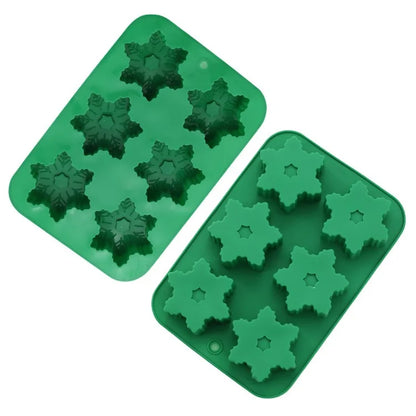 Christmas Silicone Mold Kitchen Chocolate Tray DIY Decoration Cake Baking Tool (No FDA Certificate)