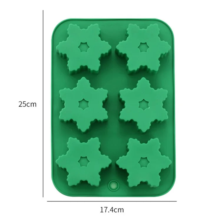 Christmas Silicone Mold Kitchen Chocolate Tray DIY Decoration Cake Baking Tool (No FDA Certificate)