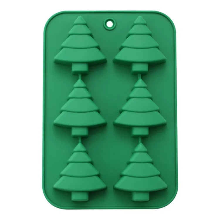 Christmas Silicone Mold Kitchen Chocolate Tray DIY Decoration Cake Baking Tool (No FDA Certificate)