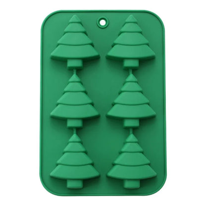 Christmas Silicone Mold Kitchen Chocolate Tray DIY Decoration Cake Baking Tool (No FDA Certificate)