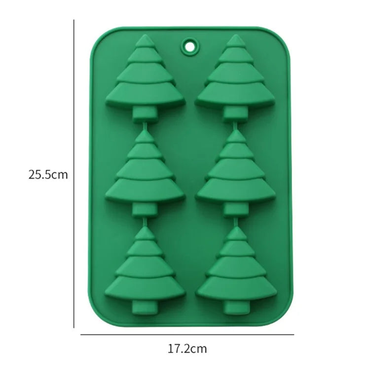 Christmas Silicone Mold Kitchen Chocolate Tray DIY Decoration Cake Baking Tool (No FDA Certificate)