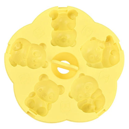 Cute Panda Shape Silicone Baby Food DIY Mold Steamed Cake Maker (No FDA)