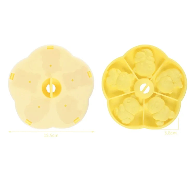 Cute Panda Shape Silicone Baby Food DIY Mold Steamed Cake Maker (No FDA)