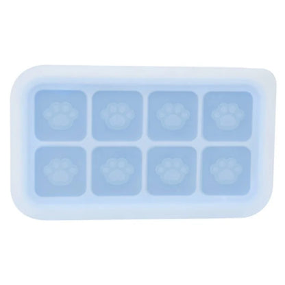 8 Grids Cat Paw Silicone Ice Mold Kitchen Baby Food DIY Maker (No FDA)