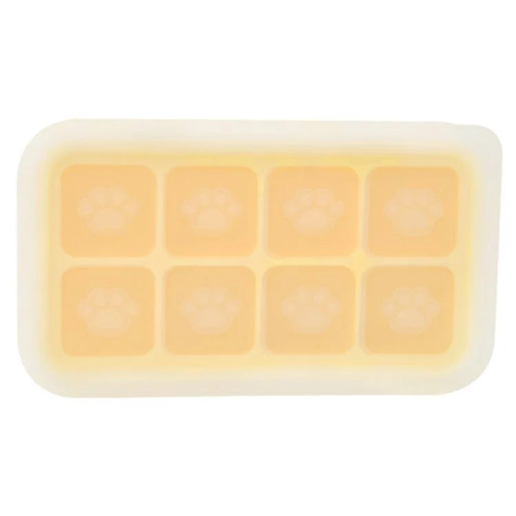 8 Grids Cat Paw Silicone Ice Mold Kitchen Baby Food DIY Maker (No FDA)