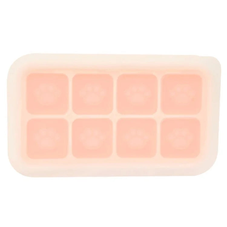 8 Grids Cat Paw Silicone Ice Mold Kitchen Baby Food DIY Maker (No FDA)