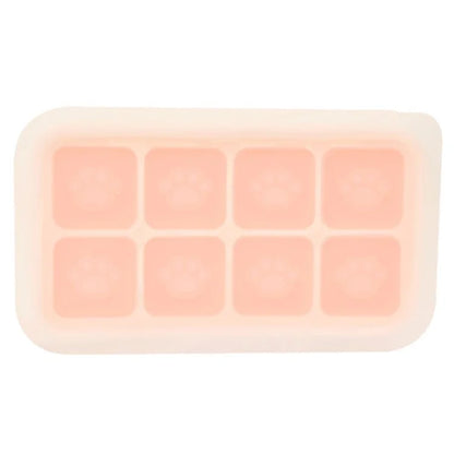 8 Grids Cat Paw Silicone Ice Mold Kitchen Baby Food DIY Maker (No FDA)