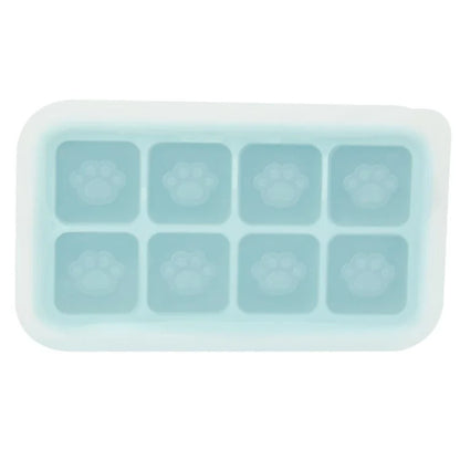 8 Grids Cat Paw Silicone Ice Mold Kitchen Baby Food DIY Maker (No FDA)