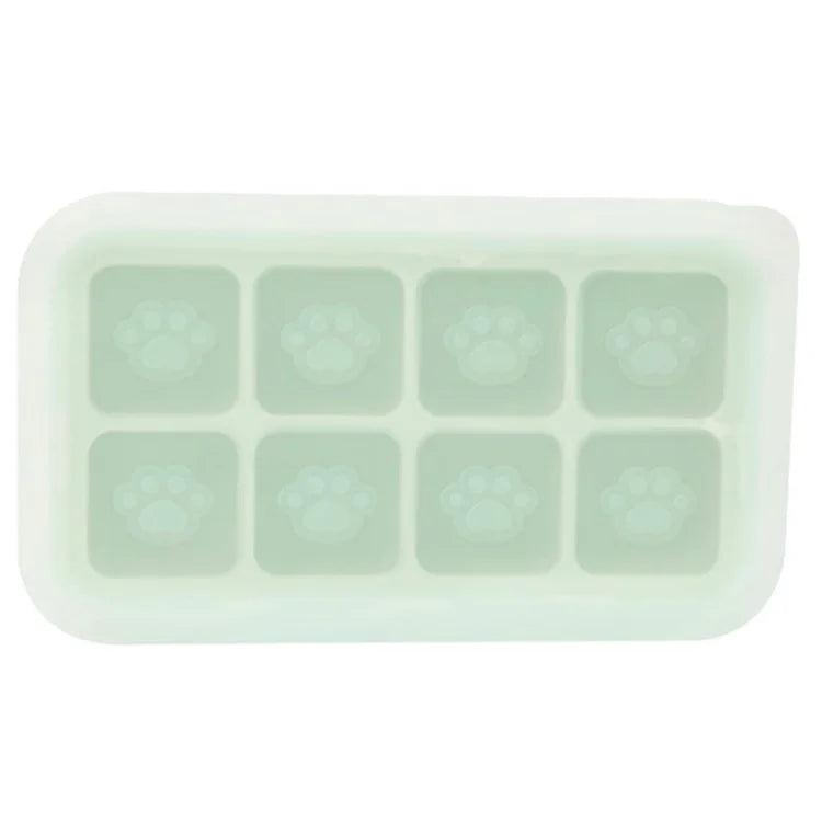 8 Grids Cat Paw Silicone Ice Mold Kitchen Baby Food DIY Maker (No FDA)