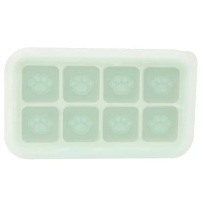 8 Grids Cat Paw Silicone Ice Mold Kitchen Baby Food DIY Maker (No FDA)
