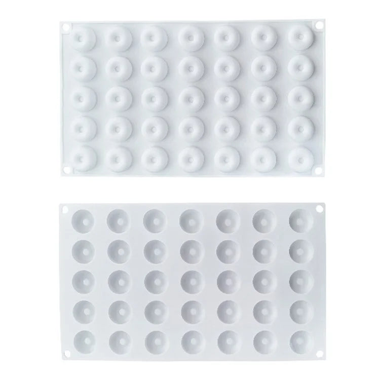 35 Grids Silicone Mold French Mousse Cake Mooncake DIY Baking Tool (BPA Free, No FDA Certificate)